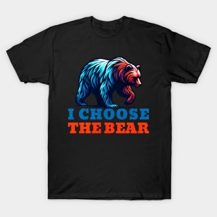 I Choose The Bear - Vibrant Wildlife T-Shirt